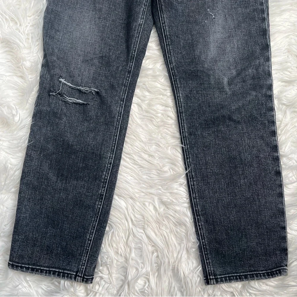 NWOT Rag & Bone Nina High Rise Ankle Cigarette Jean Abbots Grey Black Denim 29